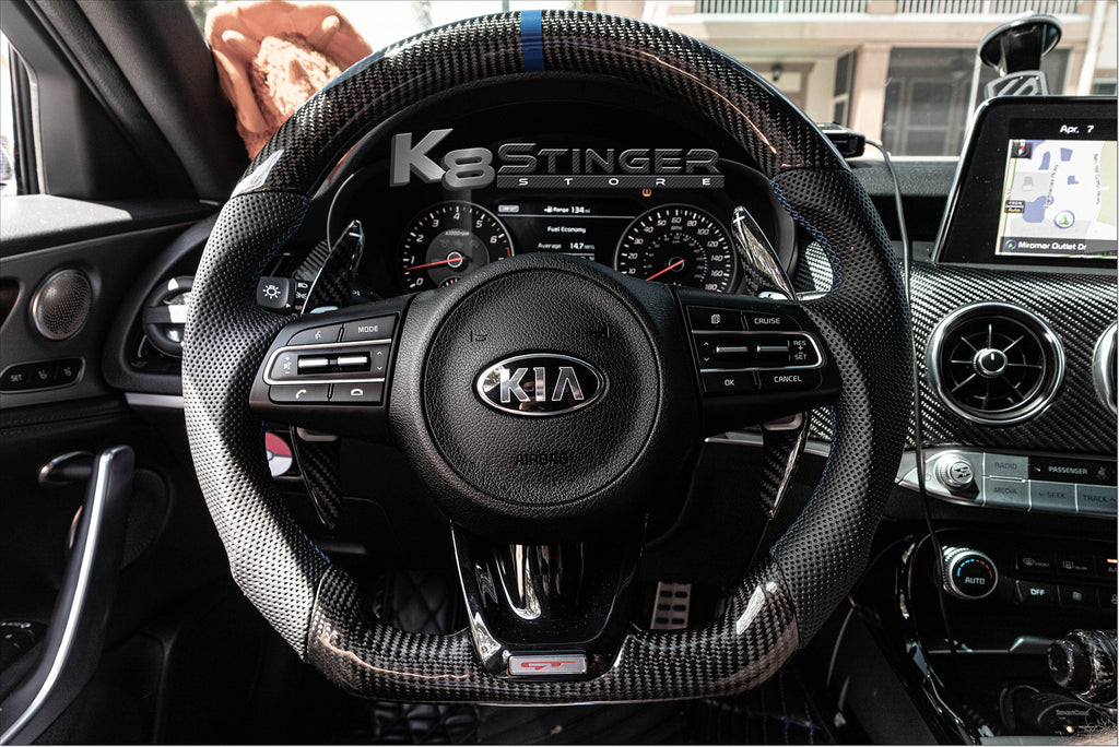 Kia Stinger - Carbon Fiber Paddle Shifter Extensions – K8 Stinger Store