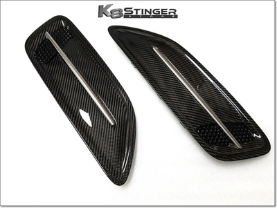 Kia Stinger - Genuine OEM Carbon Fiber Hood Vents